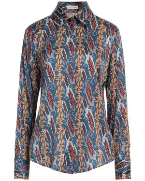 Camicettasnob Shirt Viscose, Silk, Elastane - Blue
