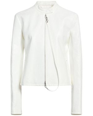 Courreges Jacket Cotton, Polyurethane, Elastane - White