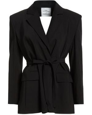 Marella Emily Ratajkowski X Blazer Viscose, Wool, Elastane - Black
