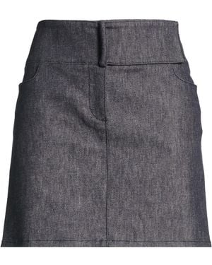 Courreges Denim Skirt Cotton - Gray