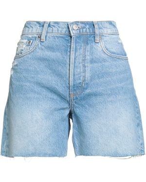 Boyish Denim Shorts Recycled Cotton, Refibra, Organic Cotton - Blue