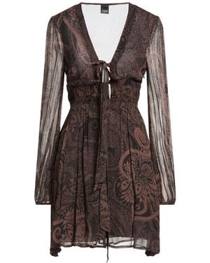 Pinko Mini Dress Viscose - Brown
