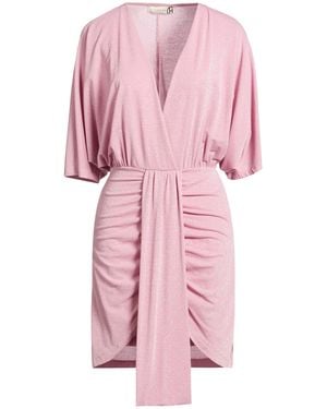 Haveone Mini Dress Viscose, Polyester, Elastane - Pink