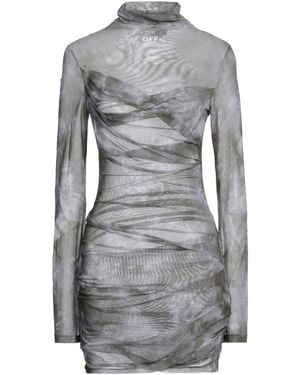 Off-White c/o Virgil Abloh Vestito Corto - Grigio
