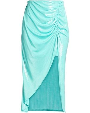 Haveone Midi Skirt Polyester, Elastane - Blue