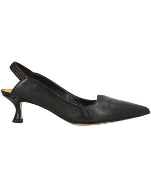 Mara Bini Court Shoes Leather - Black