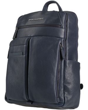 Piquadro Backpack Cow Leather - Blue