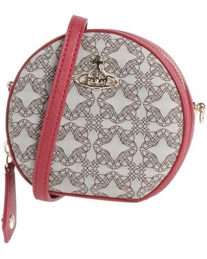 Vivienne Westwood Cross-Body Bag Textile Fibers - Gray