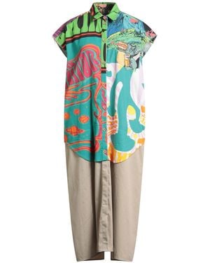 Department 5 Midi Dress Cotton - Green