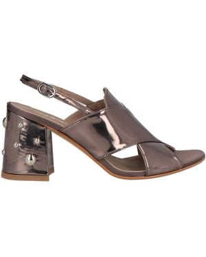 Giancarlo Paoli Sandals Textile Fibers - Brown