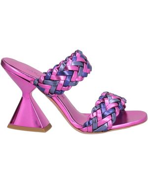 SARA SCHEKER Sandals - Purple
