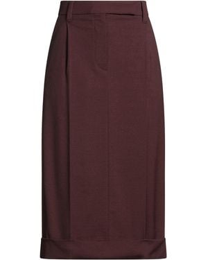 Brunello Cucinelli Midi Skirt Acetate, Viscose - Purple
