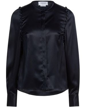 Thom Browne Midnight Shirt Viscose - Blue