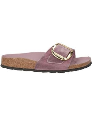 Birkenstock Plum Sandals Leather - Brown