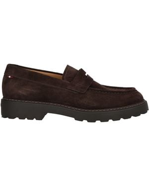 Bally Dark Loafers Calfskin - Brown