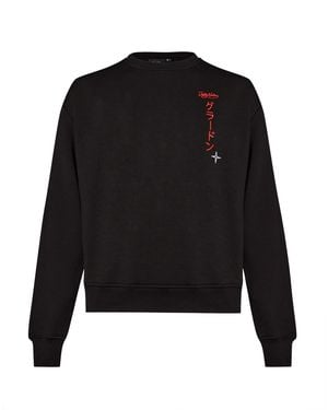 DOLLY NOIRE Sweatshirt Cotton, Polyester - Black