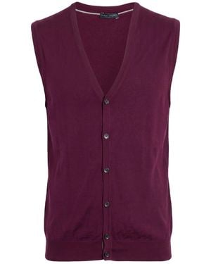 Paolo Pecora Cardigan Silk, Cotton - Purple