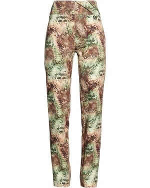 Gaelle Paris Light Pants Polyester, Elastane - Green
