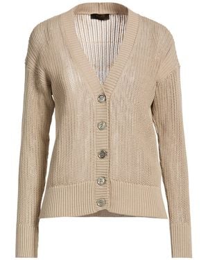 Moorer Cardigan Cotton - Natural