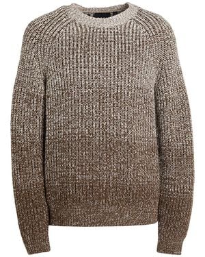 BOSS Jumper Recycled Polyamide, Viscose, Recycled Wool, Wool, Cashmere - Brown