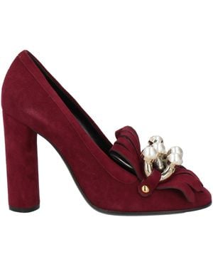 Casadei Loafers Leather - Red