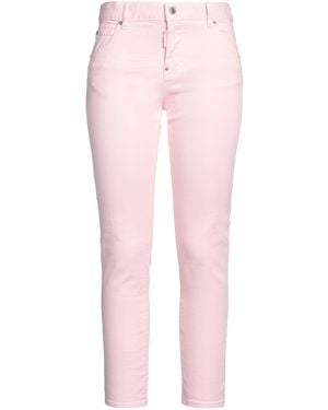 DSquared² Jeans Cotton, Elastane, Cow Leather - Pink