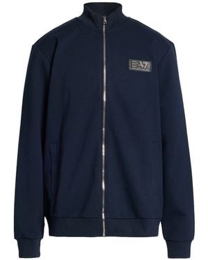 EA7 Midnight Sweatshirt Polyester, Cotton - Blue
