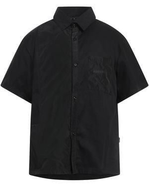 ASENSYO Shirt Cotton, Elastane - Black