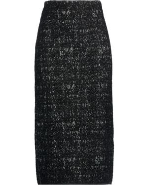 Kaos Midi Skirt Acrylic, Polyamide, Metallic Fiber, Wool, Viscose - Black