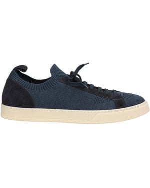 Doucal's Midnight Trainers Textile Fibres, Leather - Blue
