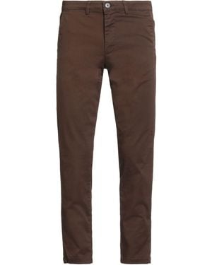 SELECTED Slhslim-New Miles 175 Flex Trousers W N Trousers Organic Cotton, Cotton, Elastomultiester, Elastane - Brown