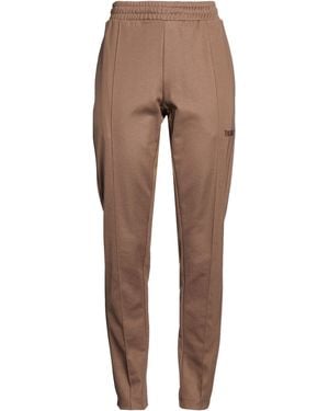 The Attico Chocolate Trousers Cotton, Polyester - Natural