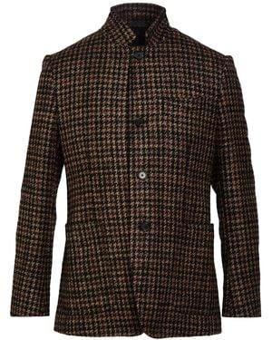 Caruso Jacket Wool, Baby Alpaca Wool, Polyamide - Brown