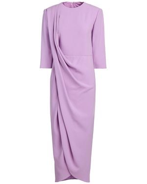 Isabel Sanchis Lilac Maxi Dress Triacetate, Polyester - Purple