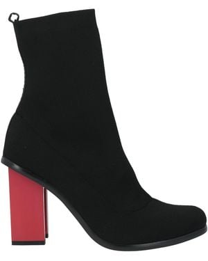 Exe' Ankle Boots Textile Fibers - Black