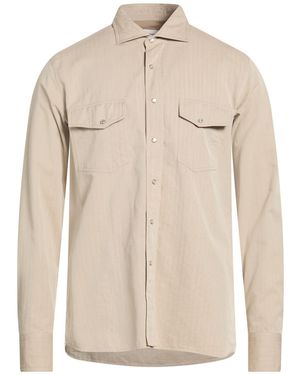 Tagliatore Shirt Cotton, Lyocell - Natural
