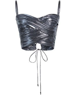 Sabina Musayev Top Polyester - Gray