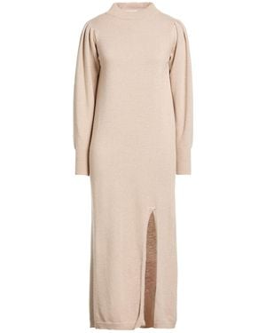 Rebel Queen Midi Dresses - Natural
