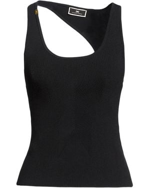 Elisabetta Franchi Tank Tops - Black