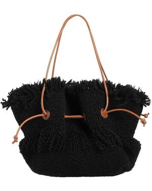 Anita Bilardi Handbag Wool - Black