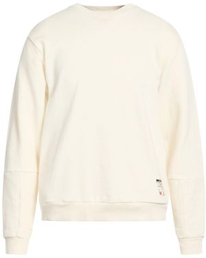 Dekker Ivory Sweatshirt Cotton, Elastane - White