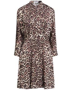 Equipment Vestito Corto - Marrone