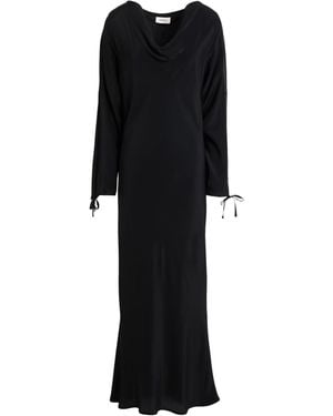 Ottod'Ame Maxi Dress Acetate, Silk - Black