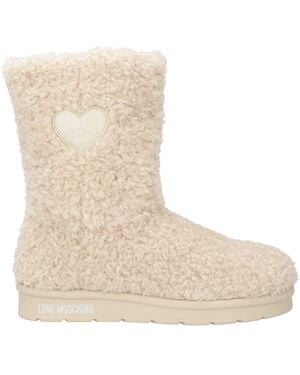 Love Moschino Ankle Boots - Natural