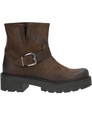 i love italy Chocolate Ankle Boots Leather - Brown
