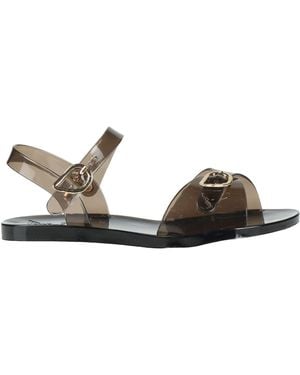 Ancient Greek Sandals Sandals Pvc - Black