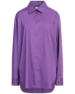 RUE DU BAC Shirt Cotton, Polyamide, Elastane - Purple