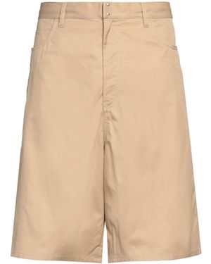 MM6 by Maison Martin Margiela Camel Shorts & Bermuda Shorts Cotton - Natural