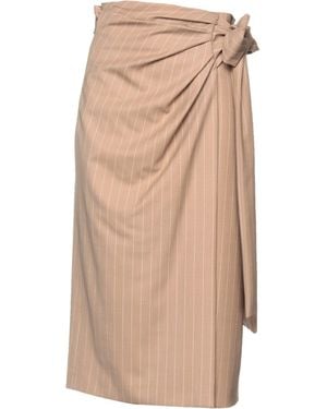 MSGM Midi Skirt - Natural