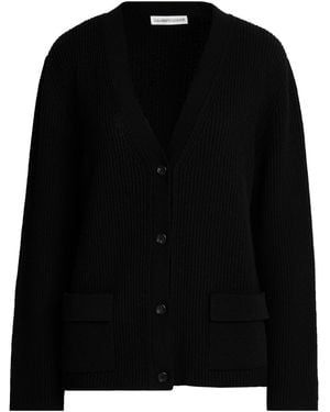 Lamberto Losani Cardigan Virgin Wool, Cashmere, Silk - Black